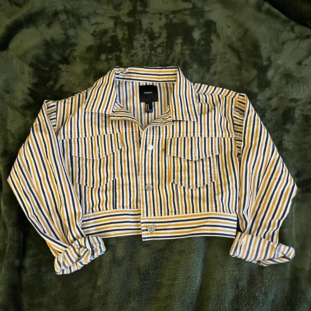 Striped Crop Top